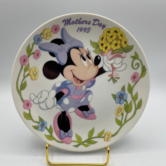 Grolier Mothers Day Collectors Plate, 1993, "Mother's Day Bouquet"