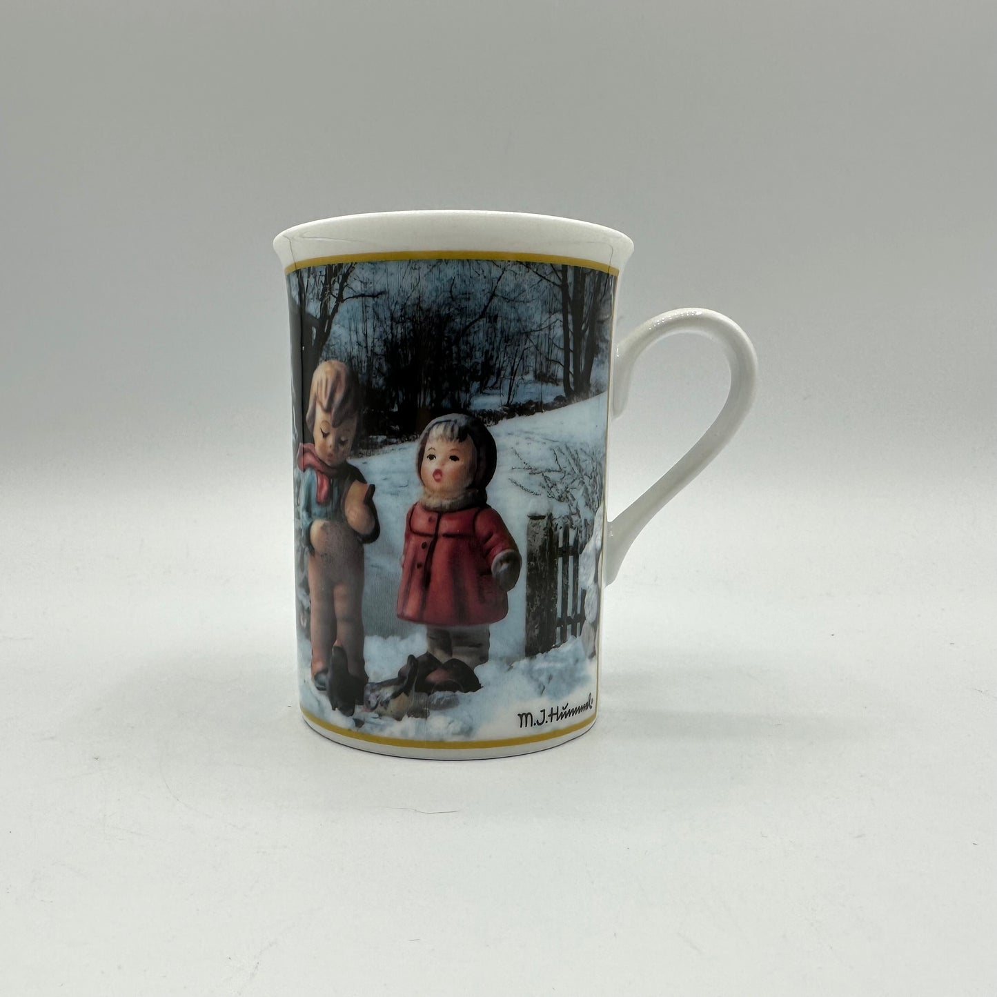 M.I. Hummel Porcelain Collector Mug "December-Winter Song" Danbury Mint