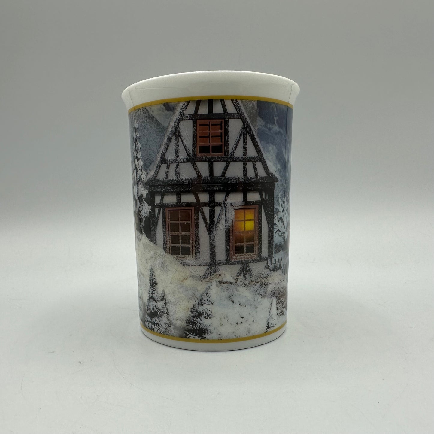 M.I. Hummel Porcelain Collector Mug "November- Ride Into Christmas" Danbury Mint