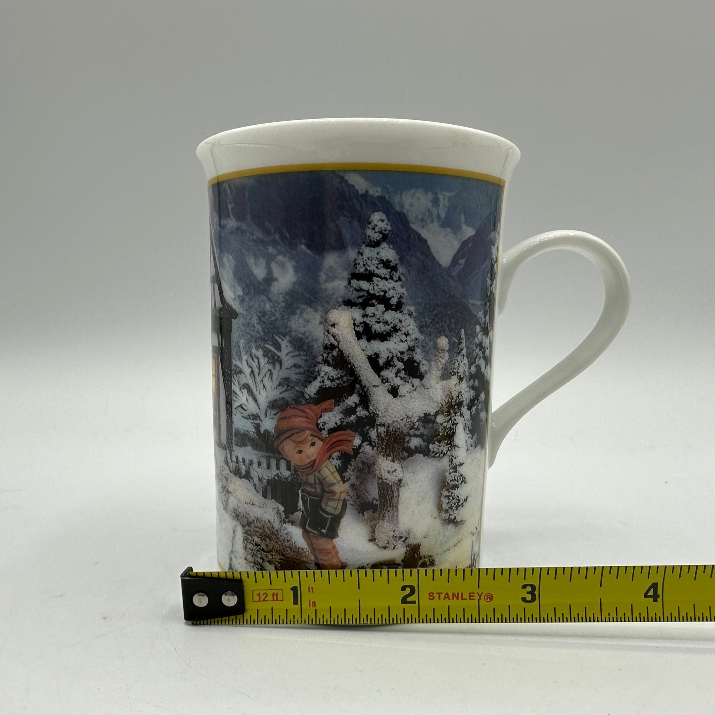 M.I. Hummel Porcelain Collector Mug "November- Ride Into Christmas" Danbury Mint