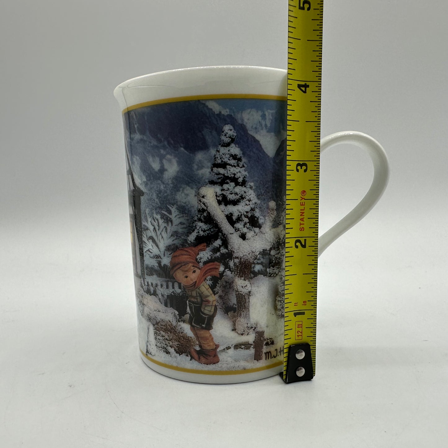 M.I. Hummel Porcelain Collector Mug "November- Ride Into Christmas" Danbury Mint