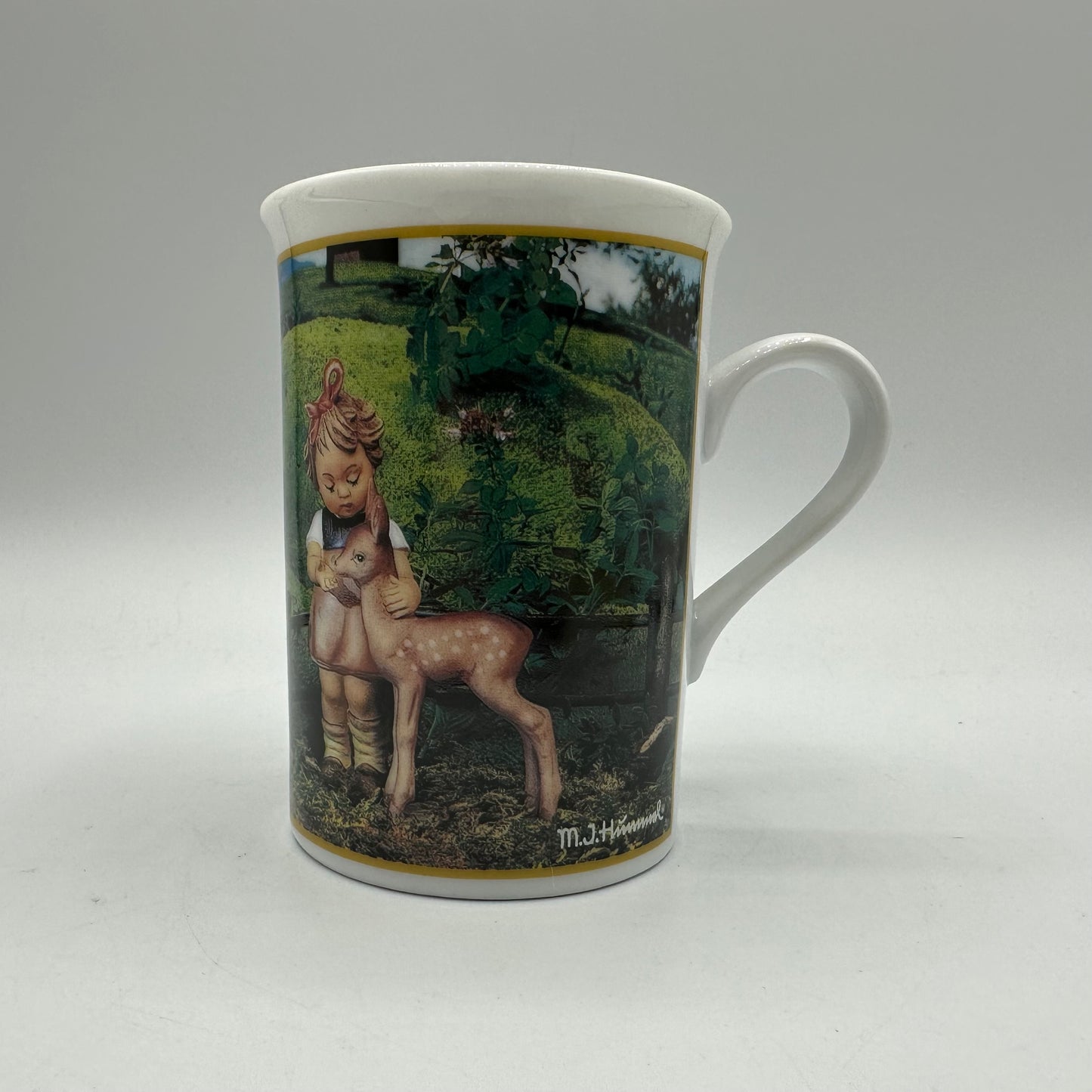 M.I. Hummel Porcelain Collector Mug "April-Playmates" Danbury Mint