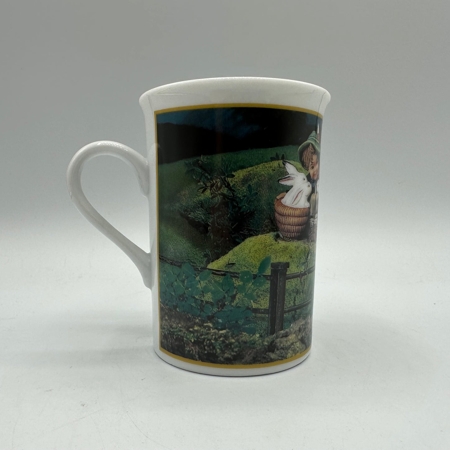 M.I. Hummel Porcelain Collector Mug "April-Playmates" Danbury Mint