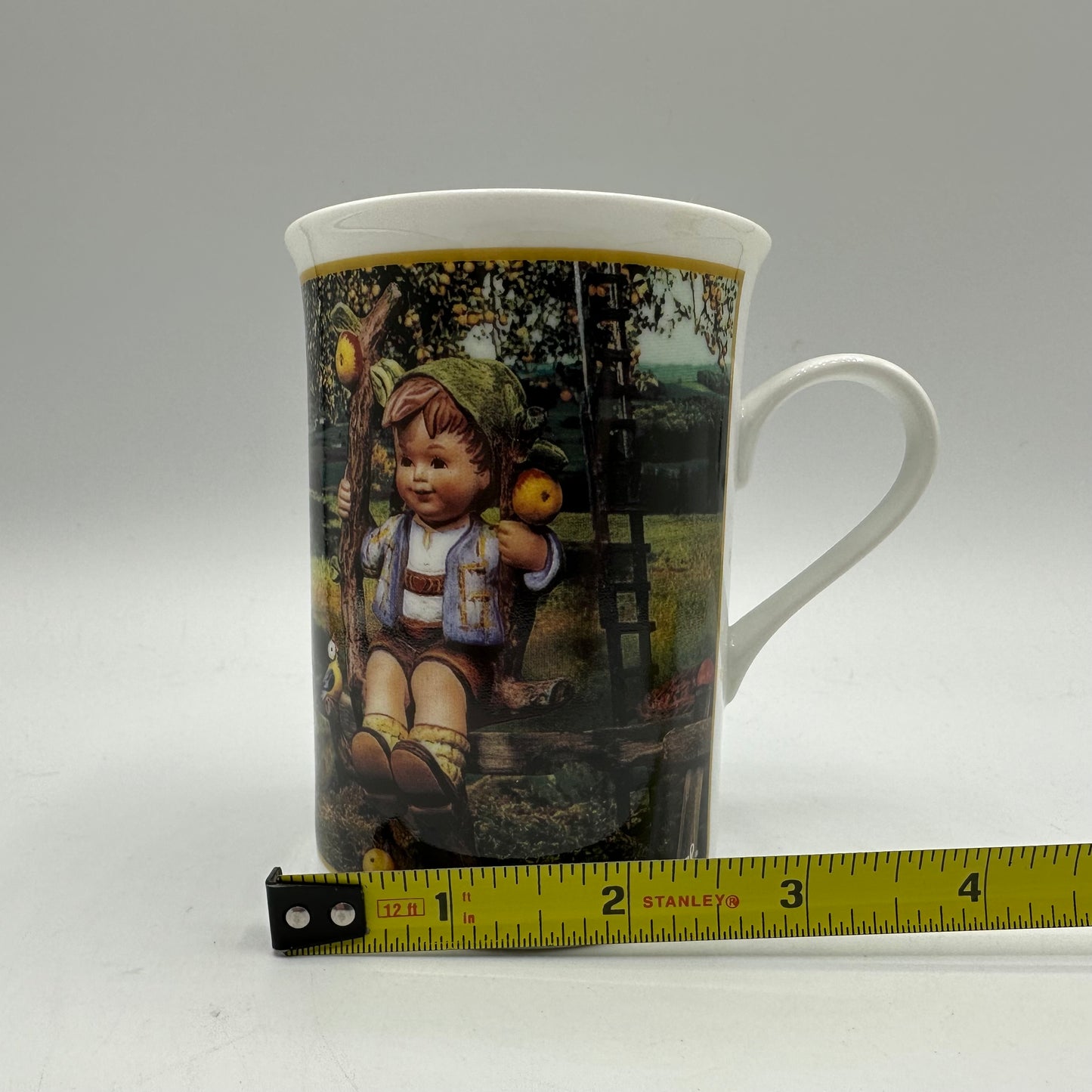 M.I. Hummel Porcelain Collector Mug "October-Apple Tree Boy" Danbury Mint