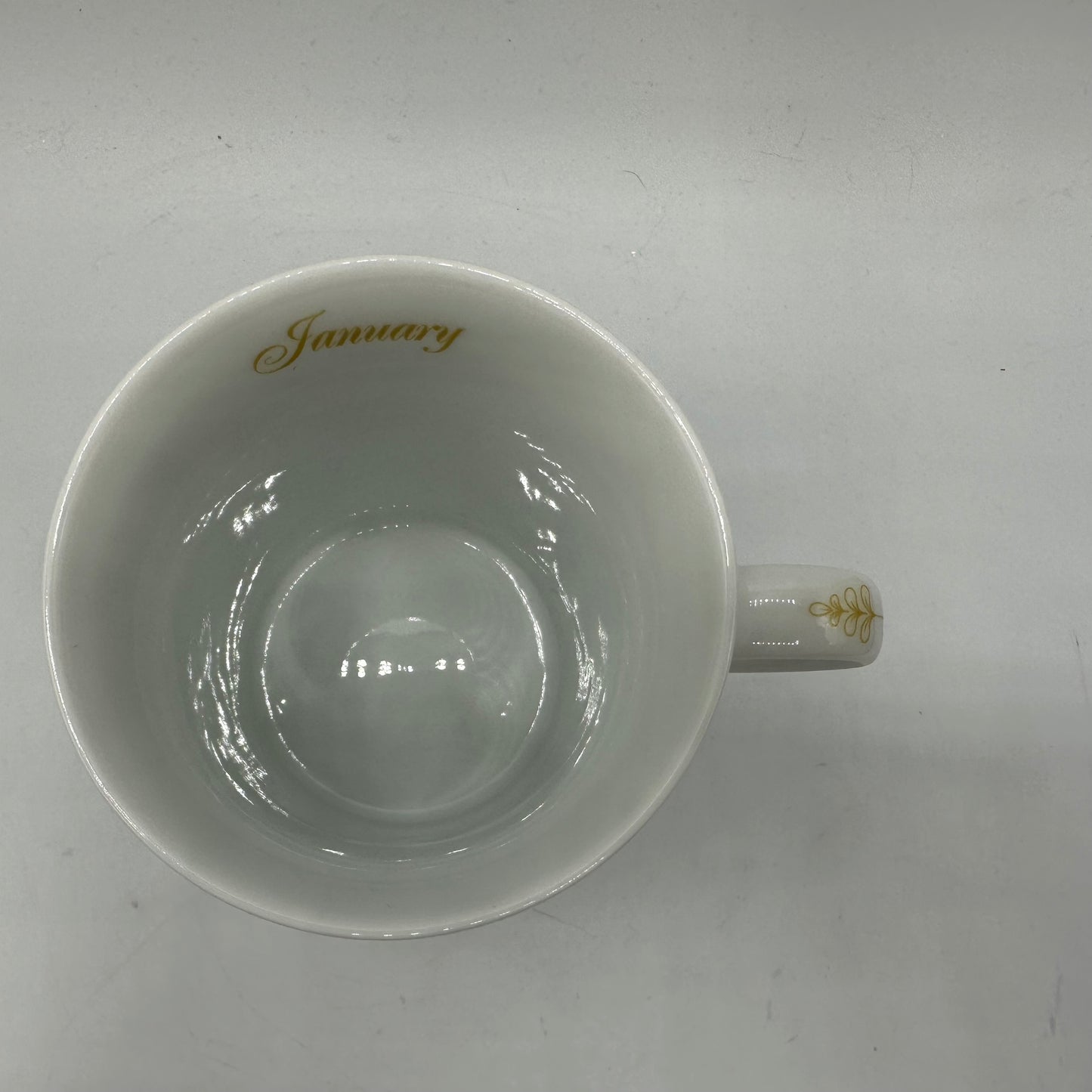 M.I. Hummel Porcelain Collector Mug "January-Skier" Danbury Mint