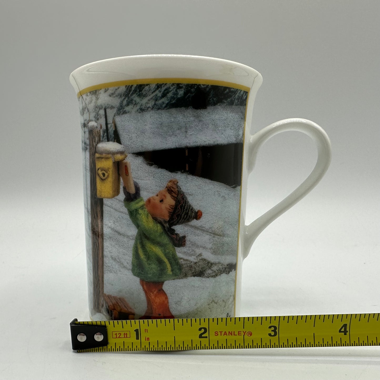 M.I. Hummel Porcelain Collector Mug "January-Skier" Danbury Mint