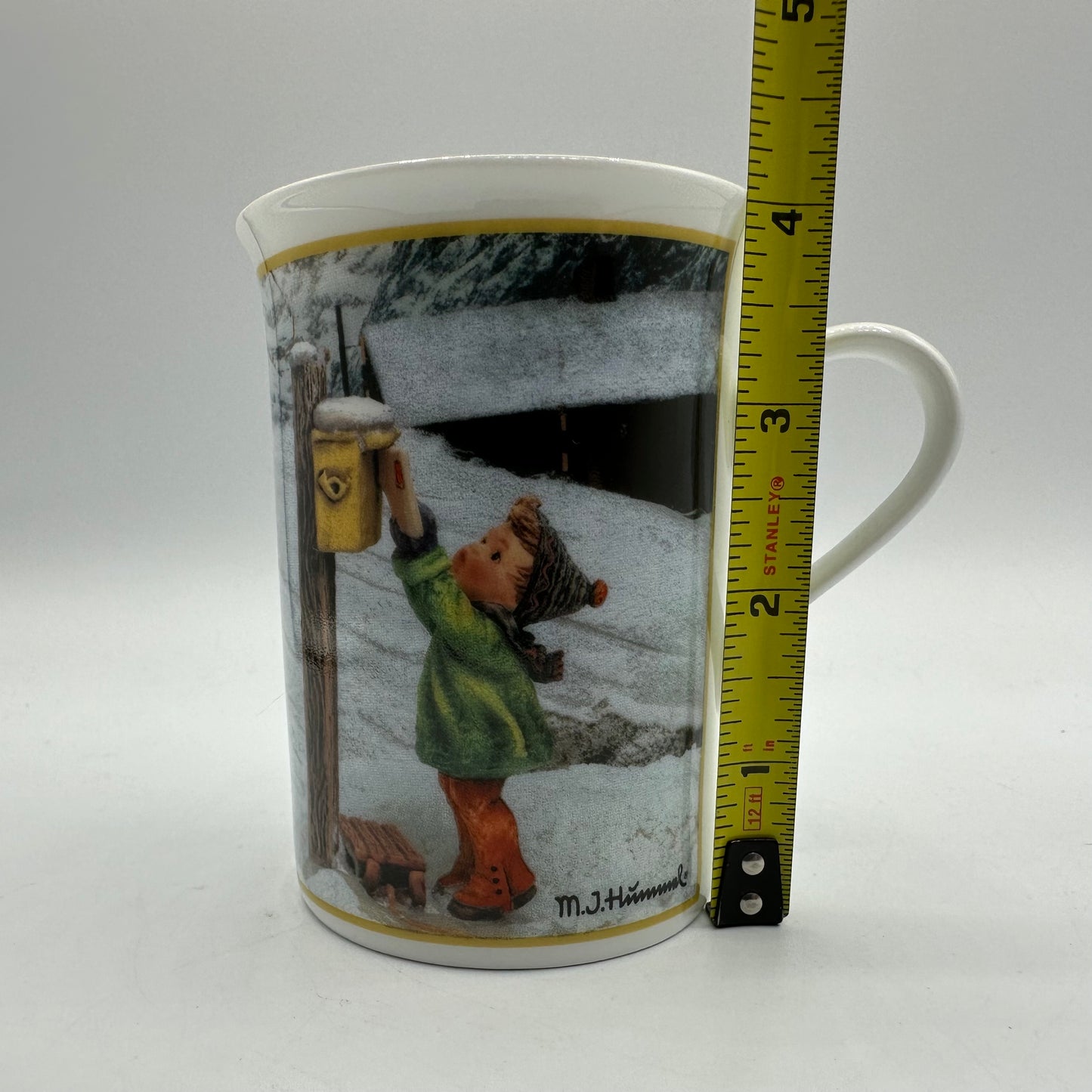 M.I. Hummel Porcelain Collector Mug "January-Skier" Danbury Mint