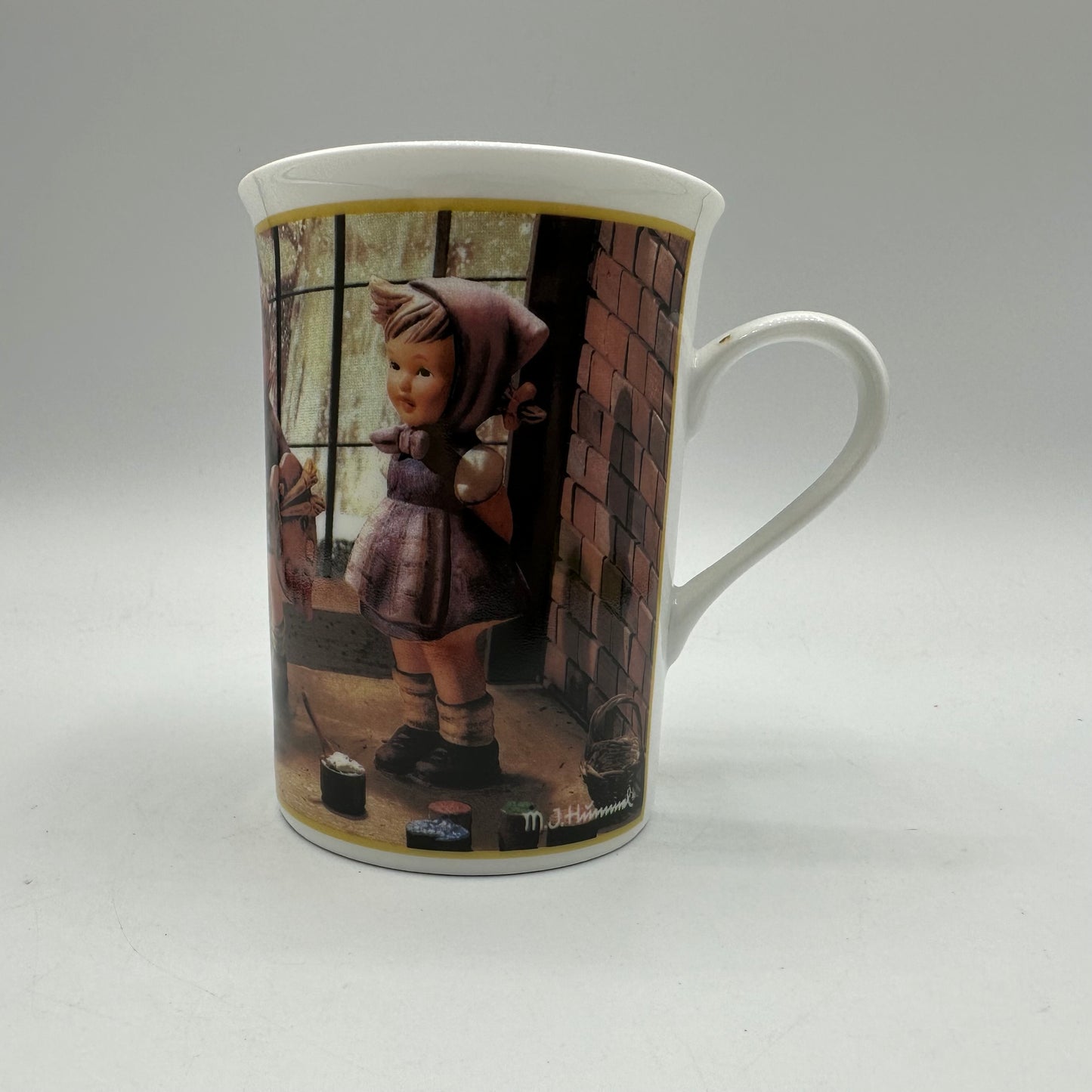 M.I. Hummel Porcelain Collector Mug "February-The Artist" Danbury Mint