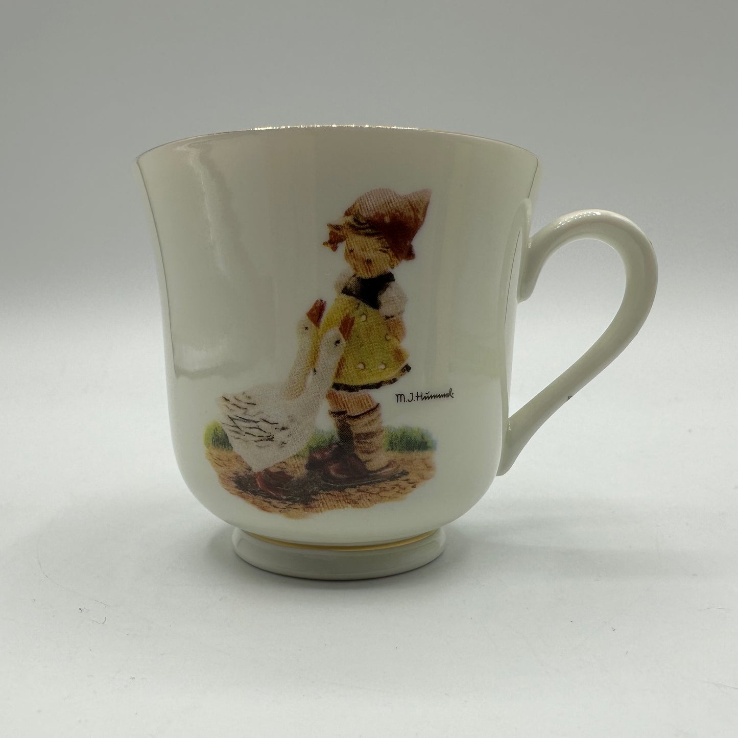 M.J. Hummel "Goose Girl" Cup and Saucer