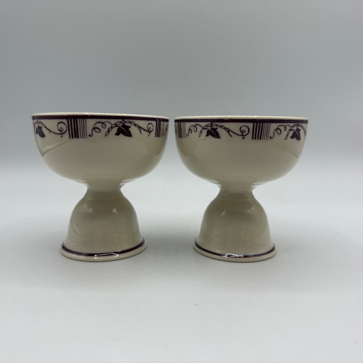 Syracuse China Ceramic Egg Cup, Set of 2