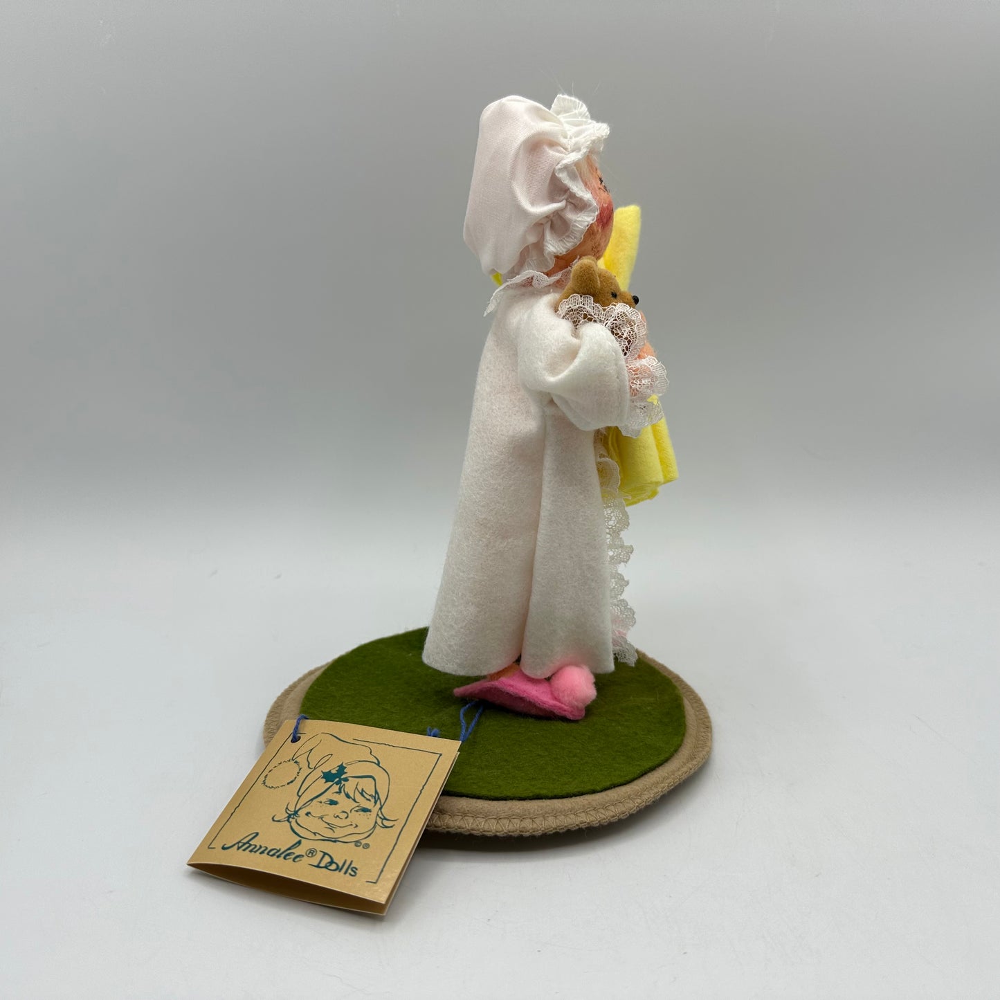 Annalee Mobilitee Dolls Girl with Blanket and Teddy Bear 1994