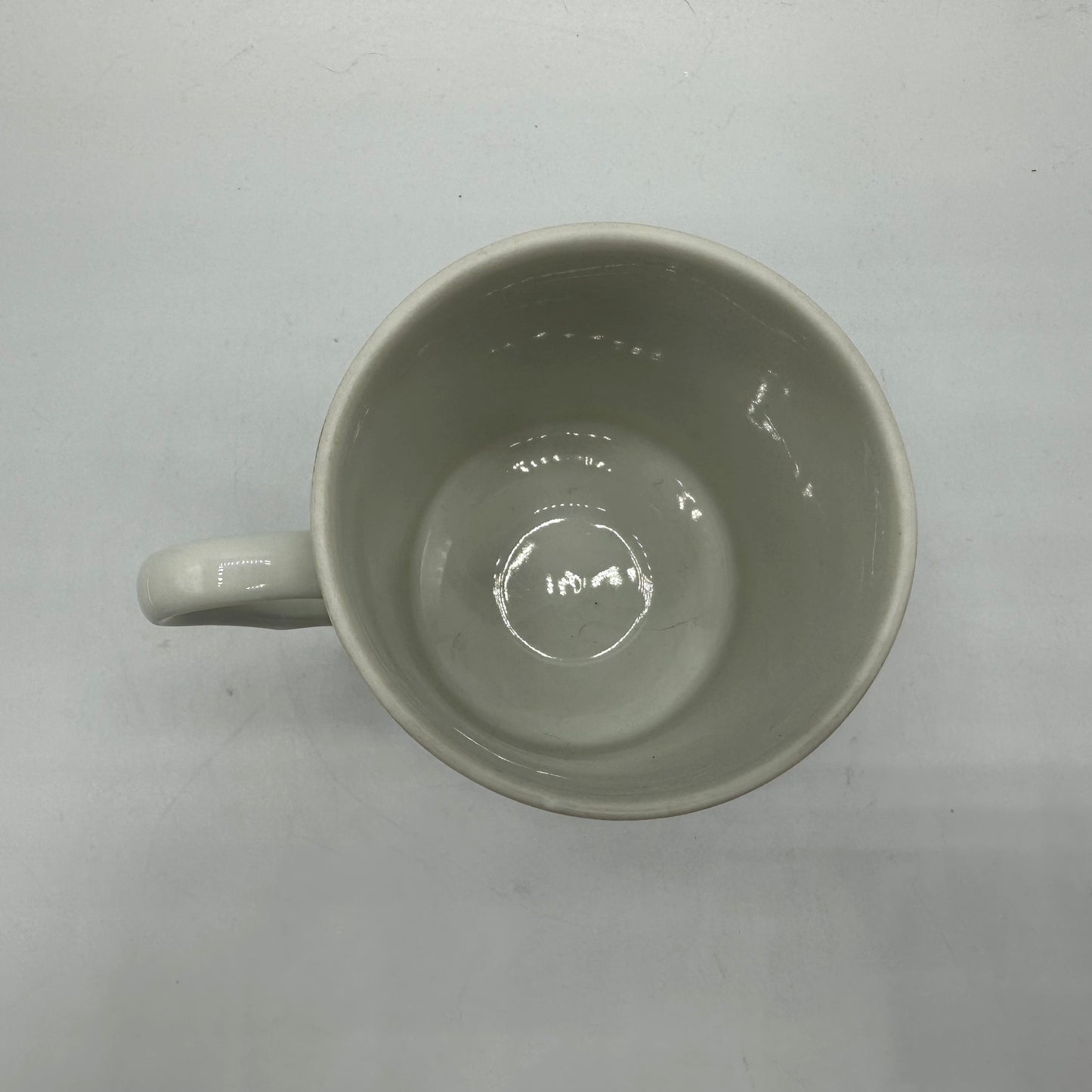 Morton's Salt Pedestal Mugs, 1956 and 1972 Logos, Set of 2