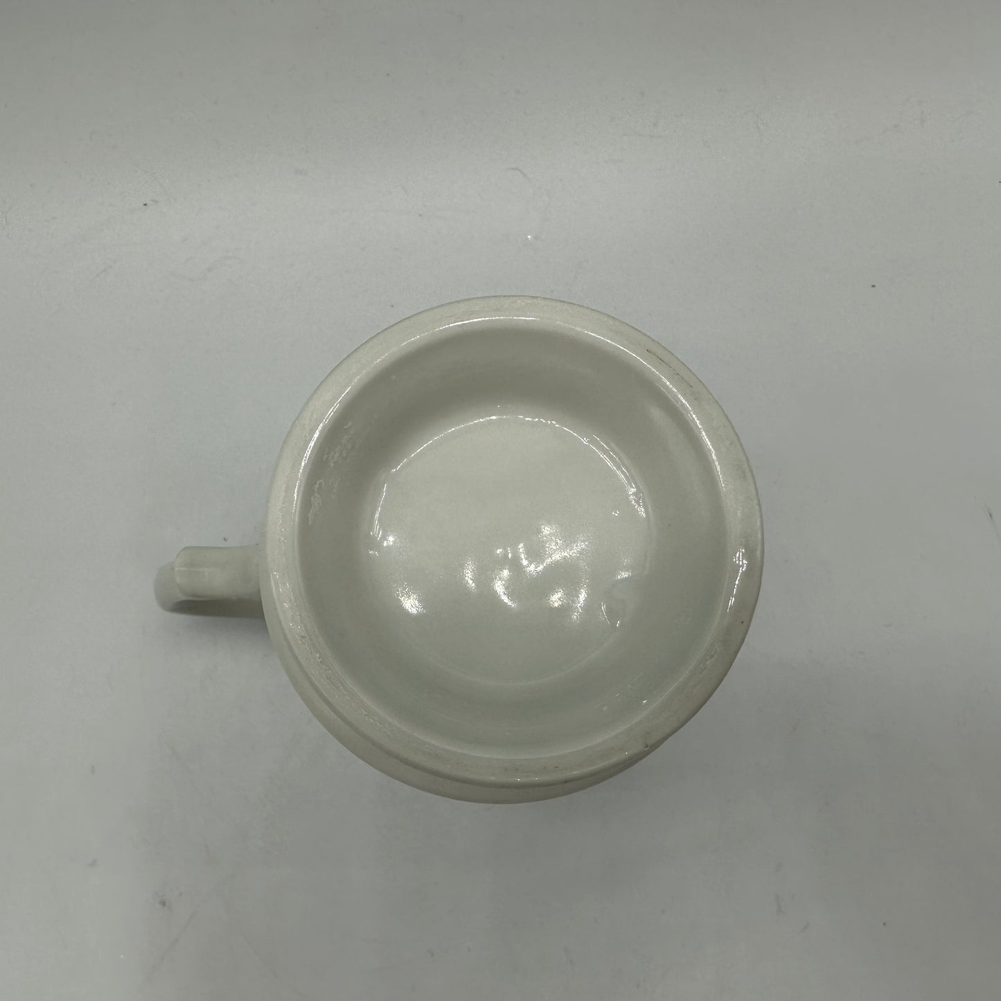 Morton's Salt Pedestal Mugs, 1956 and 1972 Logos, Set of 2