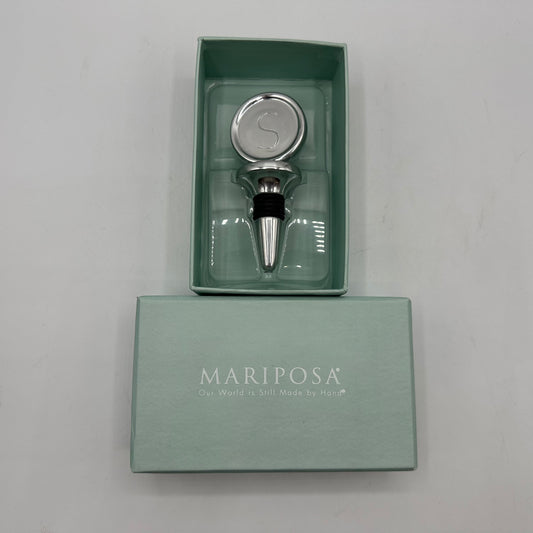 Mariposa Wine/Bottle Stopper 100% Recycled -Engraved with "S"