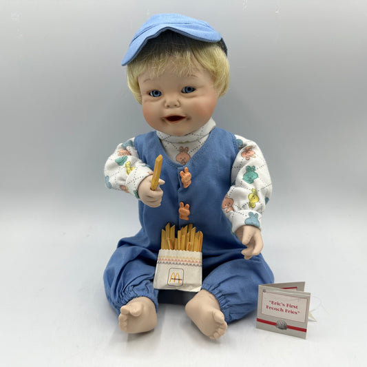 Ashton Drake Porcelain Doll McDonald's "Eric's First French Fries" 1996