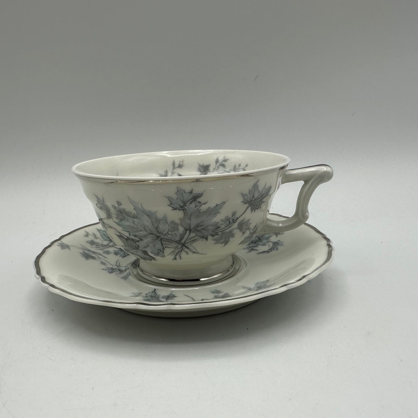 Haviland Mistral Cup & Saucer Set, Set of 4