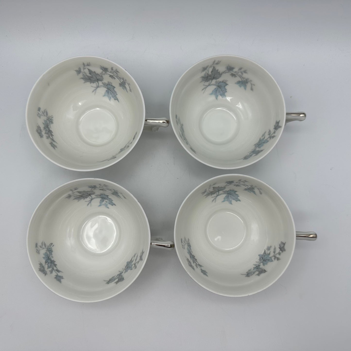 Haviland Mistral Cup & Saucer Set, Set of 4