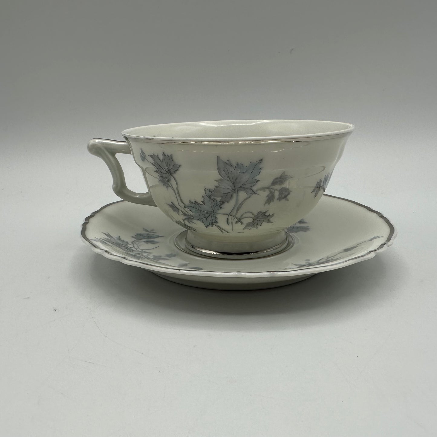 Haviland Mistral Cup & Saucer Set, Set of 4