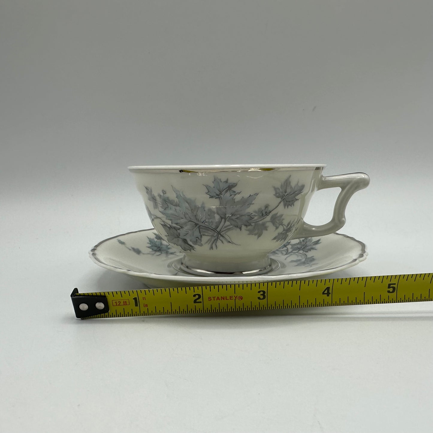 Haviland Mistral Cup & Saucer Set, Set of 4