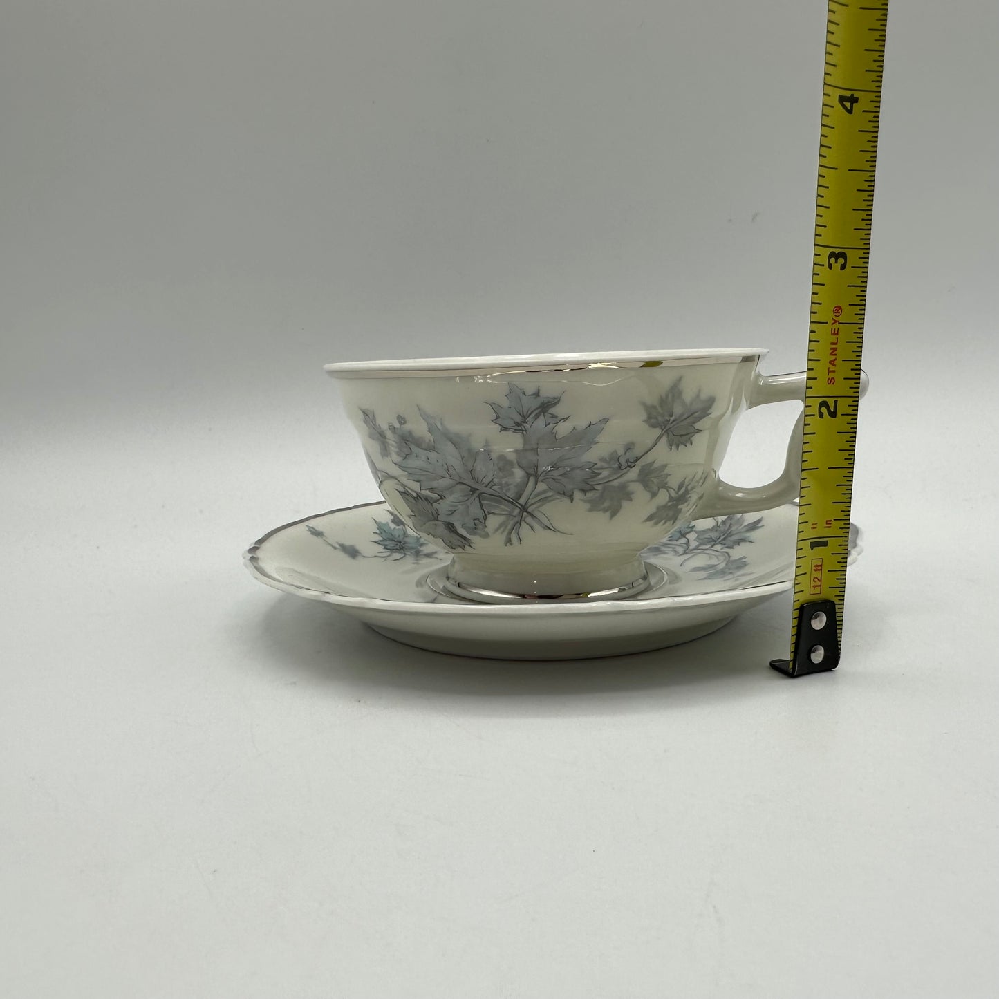 Haviland Mistral Cup & Saucer Set, Set of 4