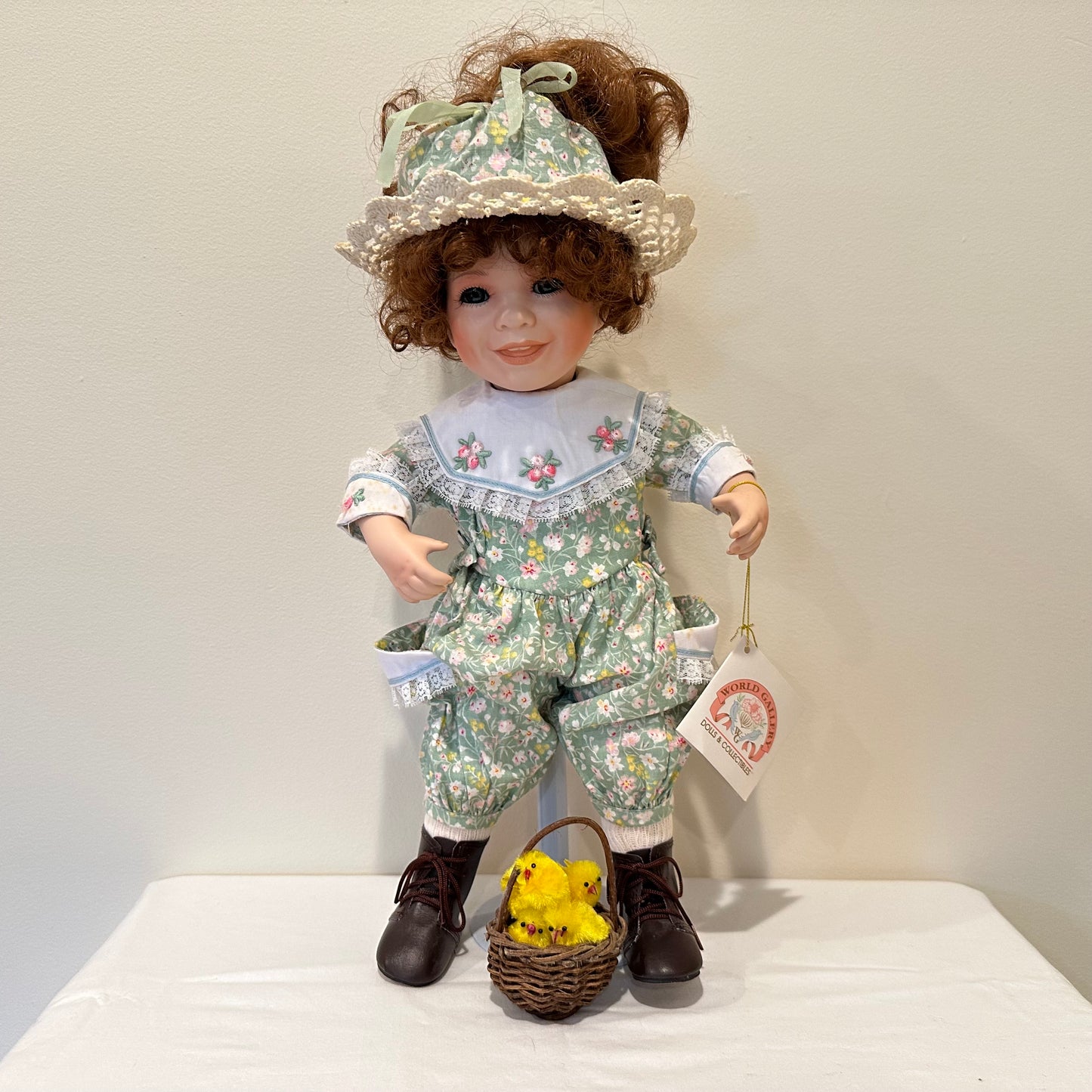 World Gallery Porcelain Doll Patty by Linda Steele
