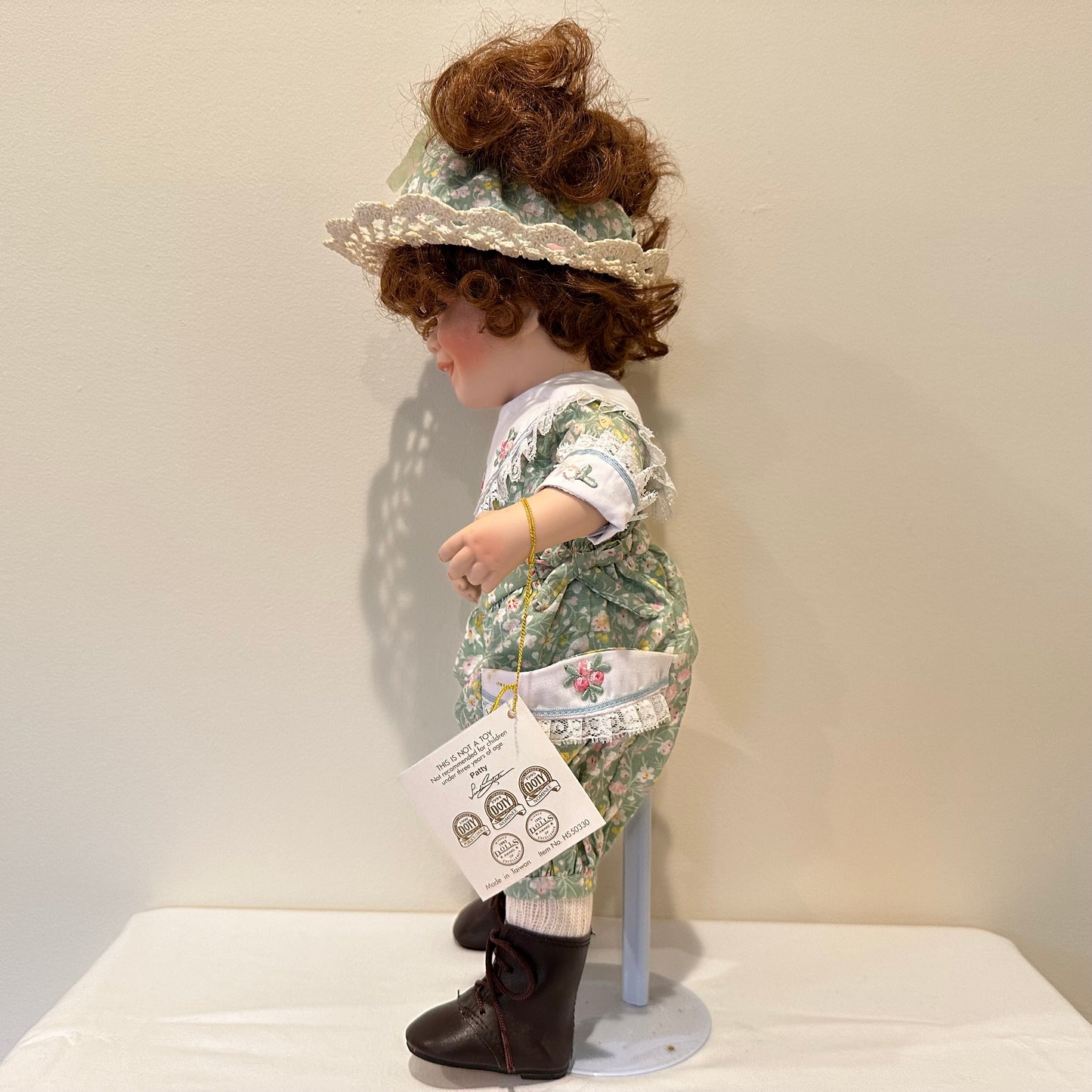 World Gallery Porcelain Doll Patty by Linda Steele