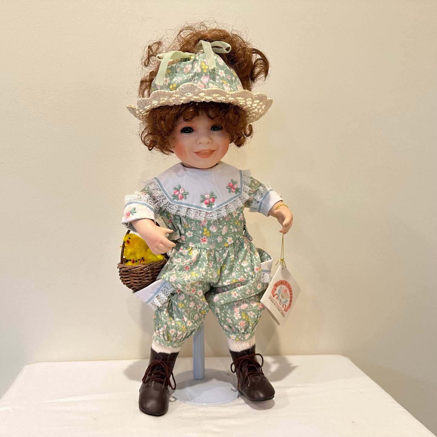 World Gallery Porcelain Doll Patty by Linda Steele