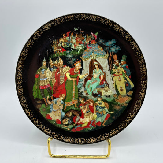 Russian Legend Fairy Tale Plate, The Golden Cockerel, Bradford Exchange