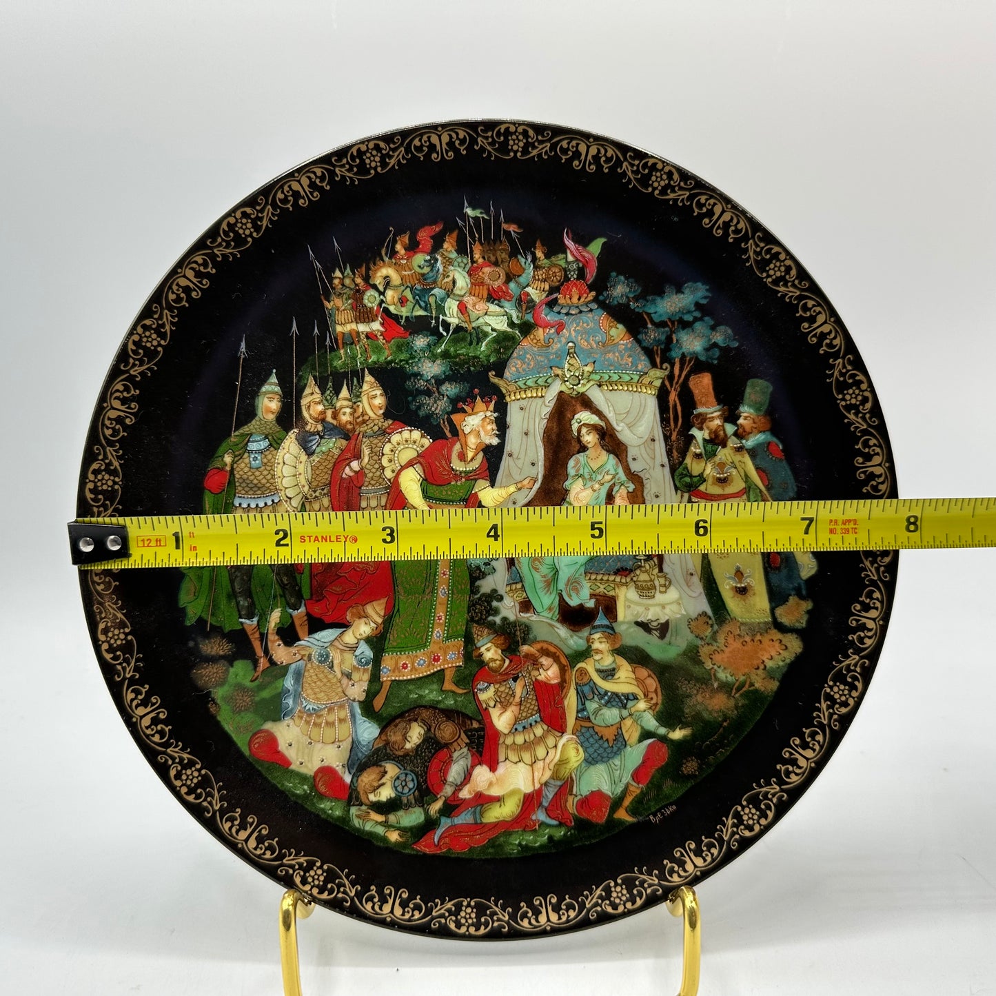 Russian Legend Fairy Tale Plate, The Golden Cockerel, Bradford Exchange