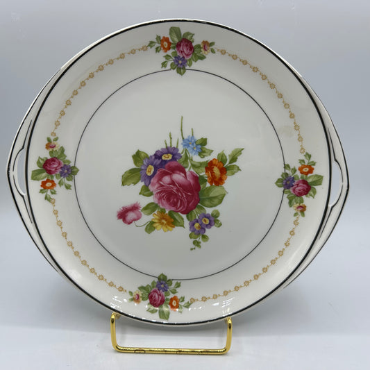 Rosenthale Cake Plate Donatello Floral Design Bavaria