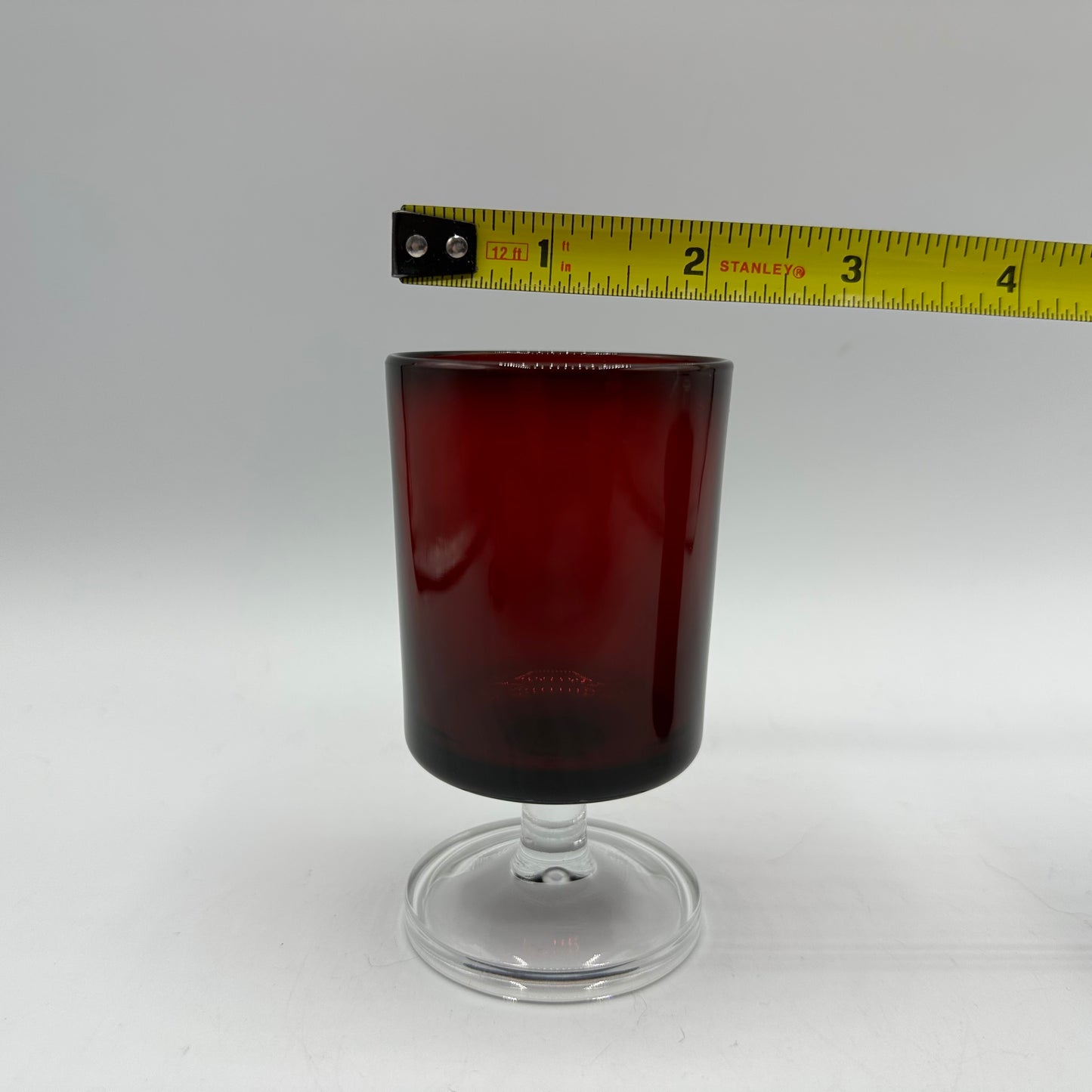 Luminarc Cavalier Red Stemmed Glasses, Set of 6