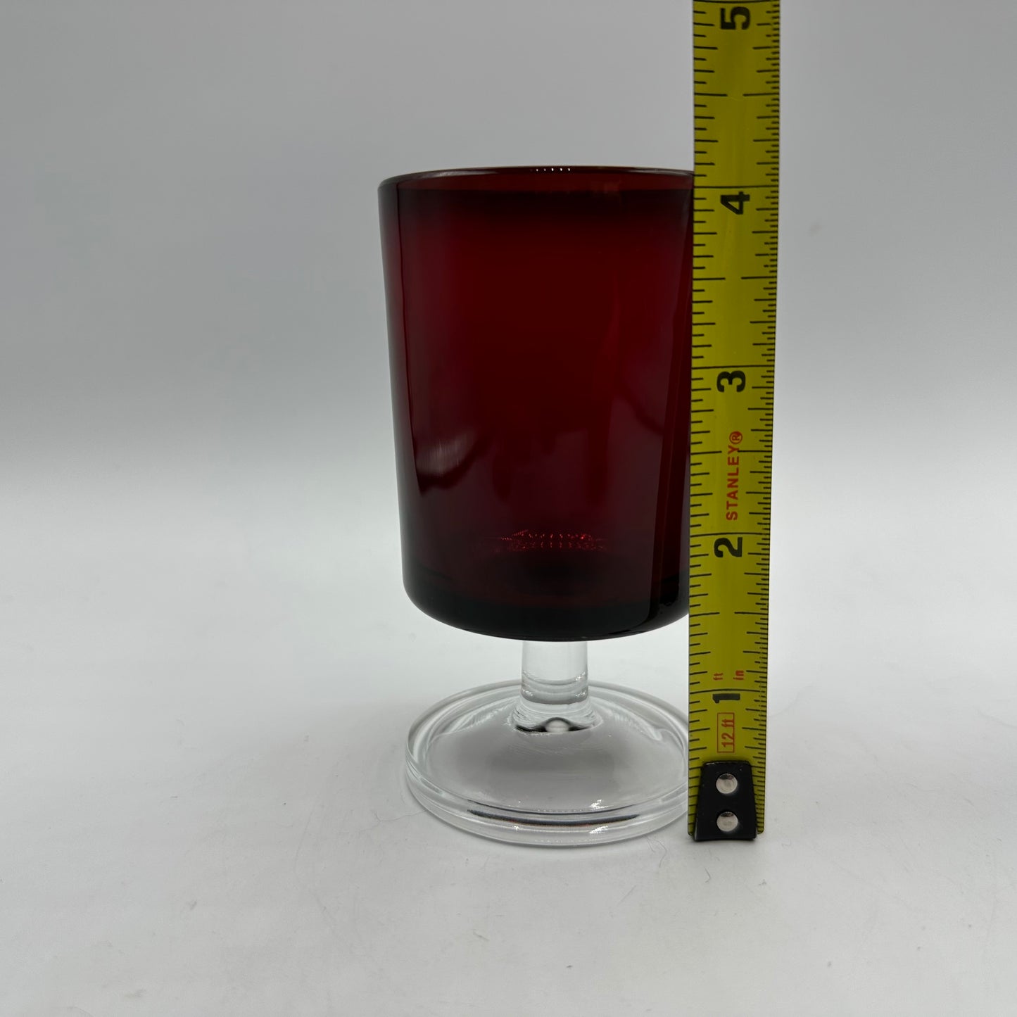 Luminarc Cavalier Red Stemmed Glasses, Set of 6