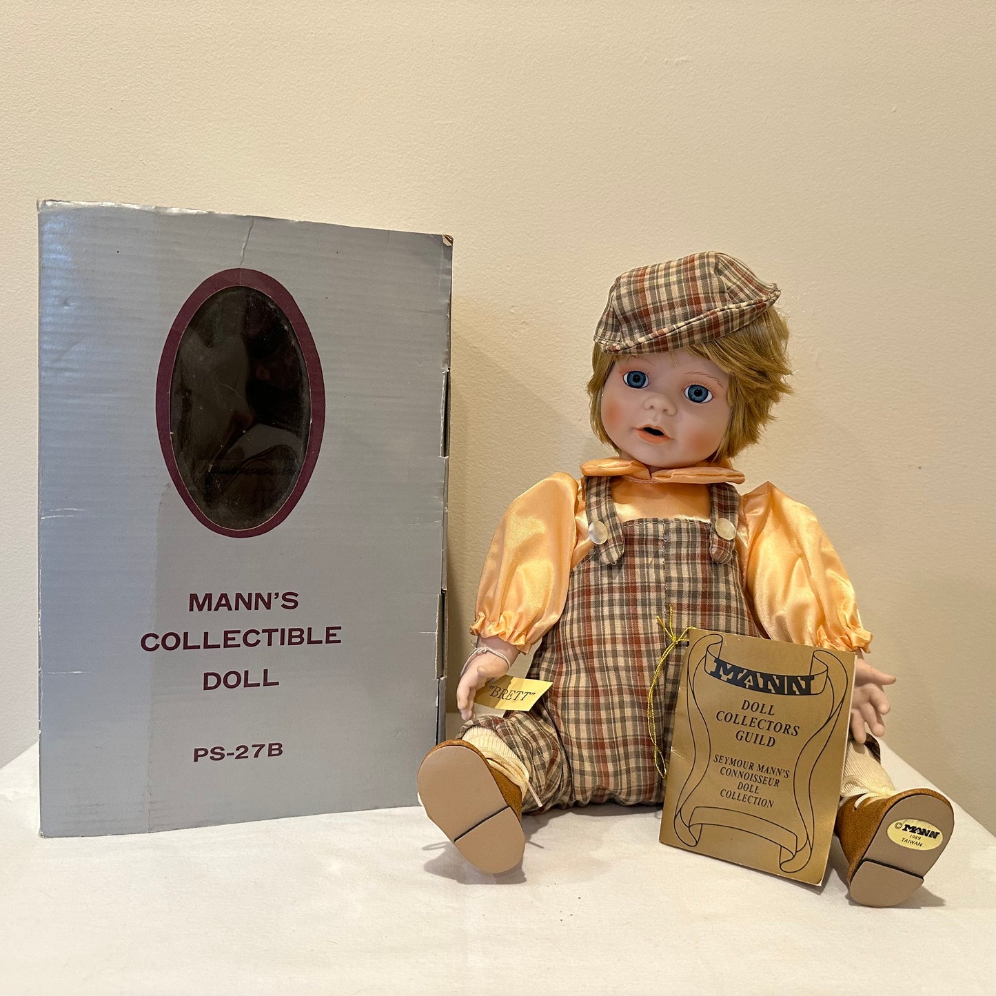 Seymour Mann's Porcelain Bisque Doll Twin Set  "Brett and Betty"