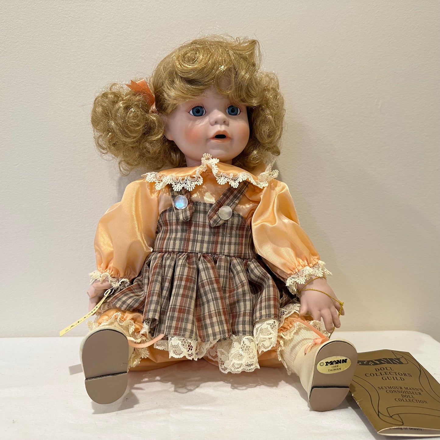 Seymour Mann's Porcelain Bisque Doll Twin Set  "Brett and Betty"