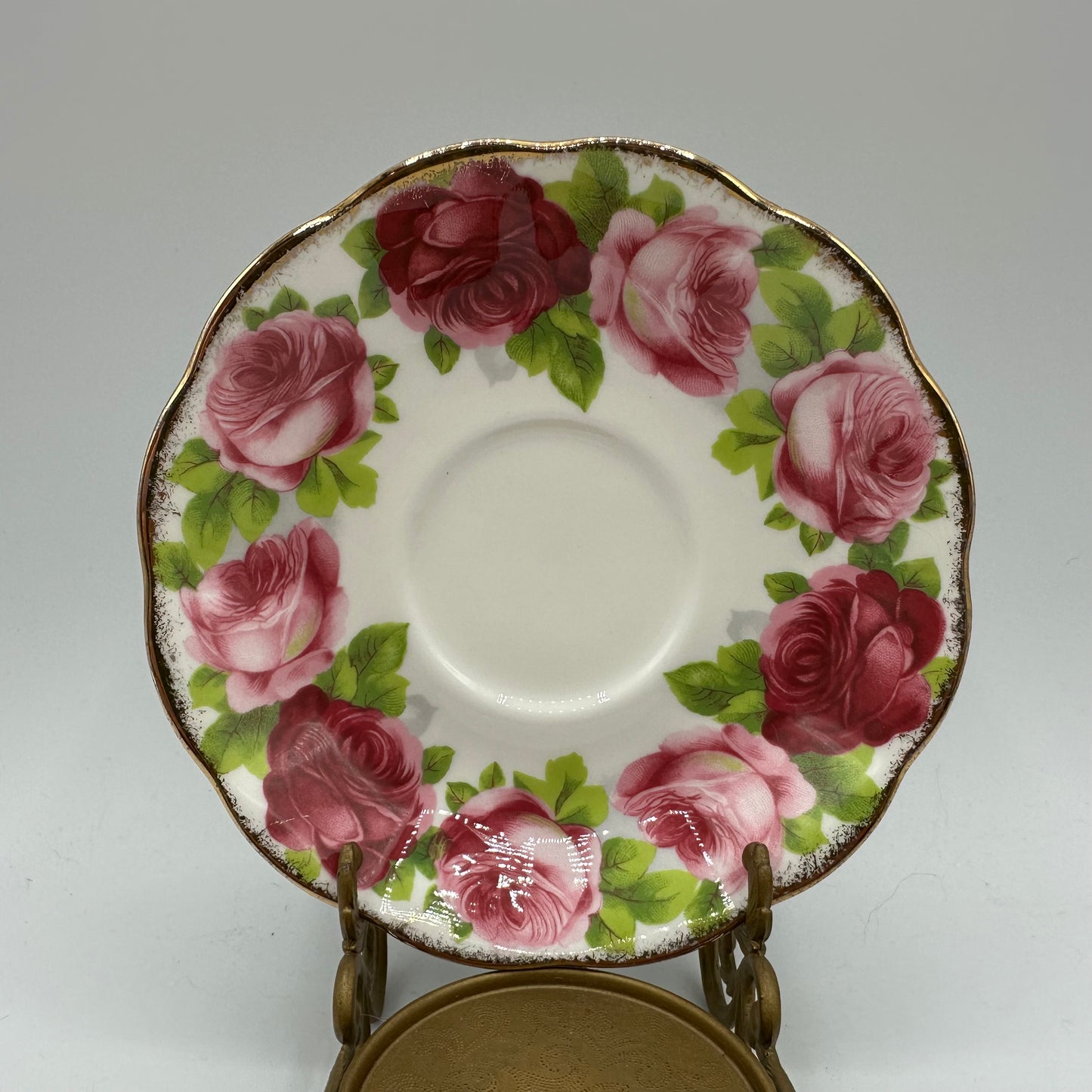 Royal Albert Cup and Saucer Old English Rose Pattern