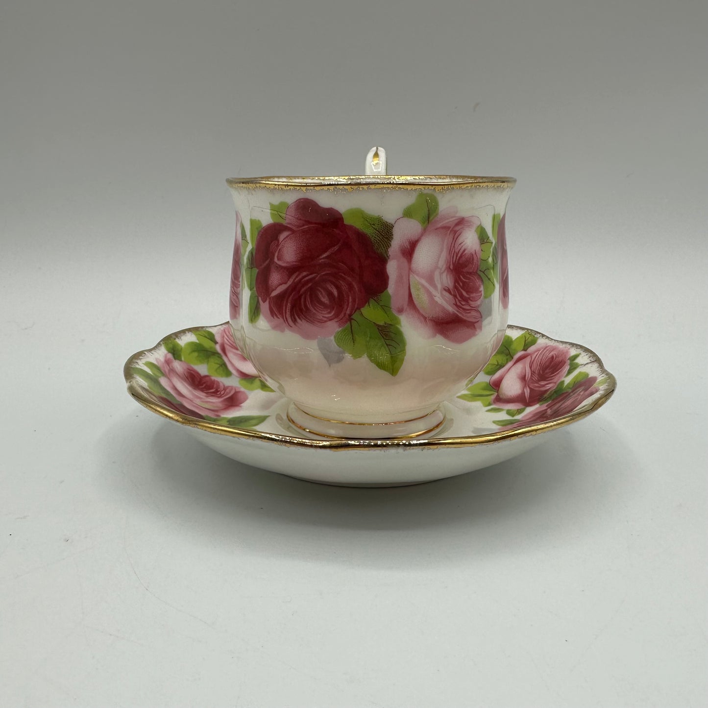 Royal Albert Cup and Saucer Old English Rose Pattern