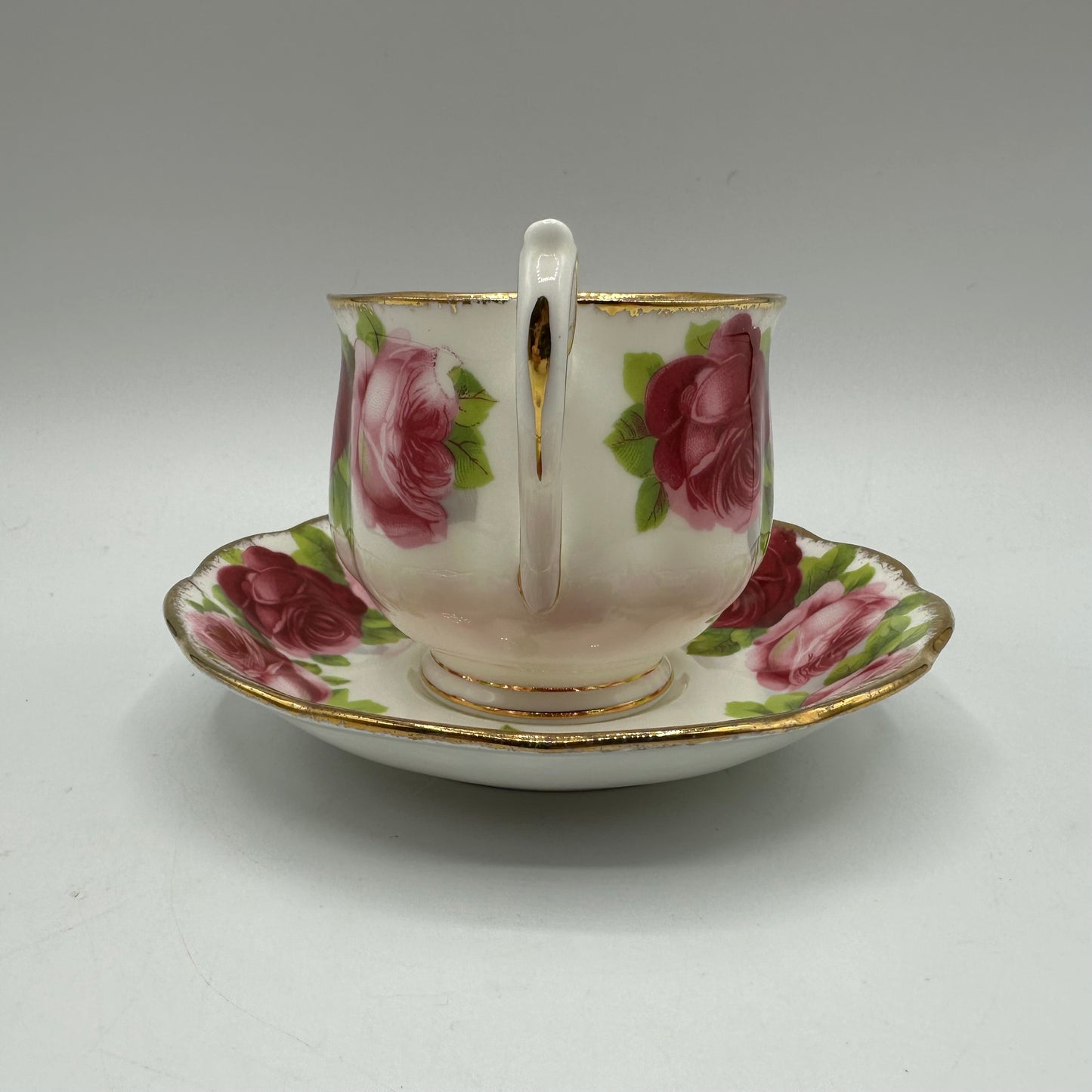 Royal Albert Cup and Saucer Old English Rose Pattern