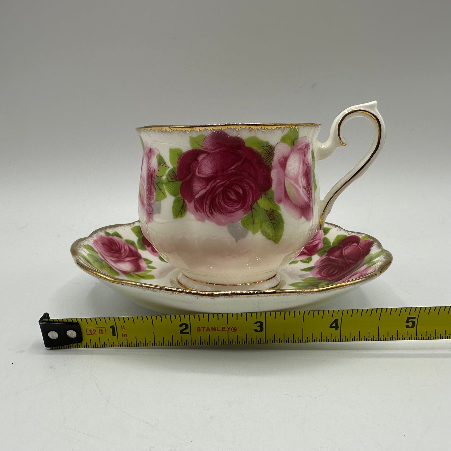 Royal Albert Cup and Saucer Old English Rose Pattern