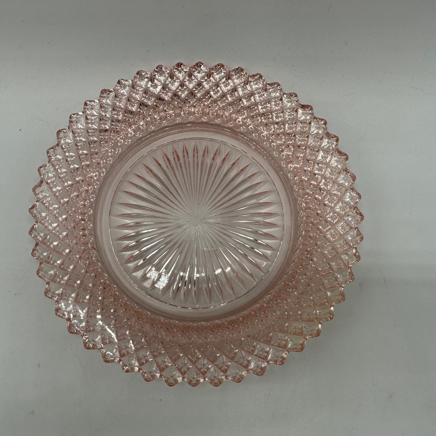 Anchor Hocking Miss America 5 3/4" Plate, Pink Depression Glass, Set of 4