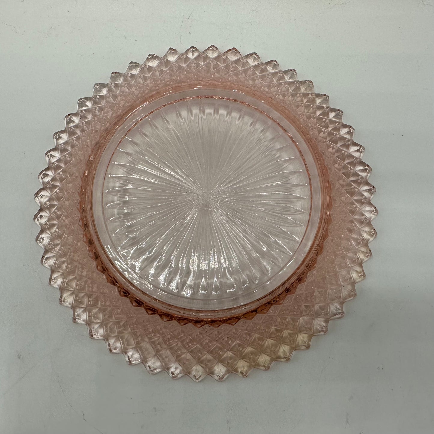 Anchor Hocking Miss America 5 3/4" Plate, Pink Depression Glass, Set of 4