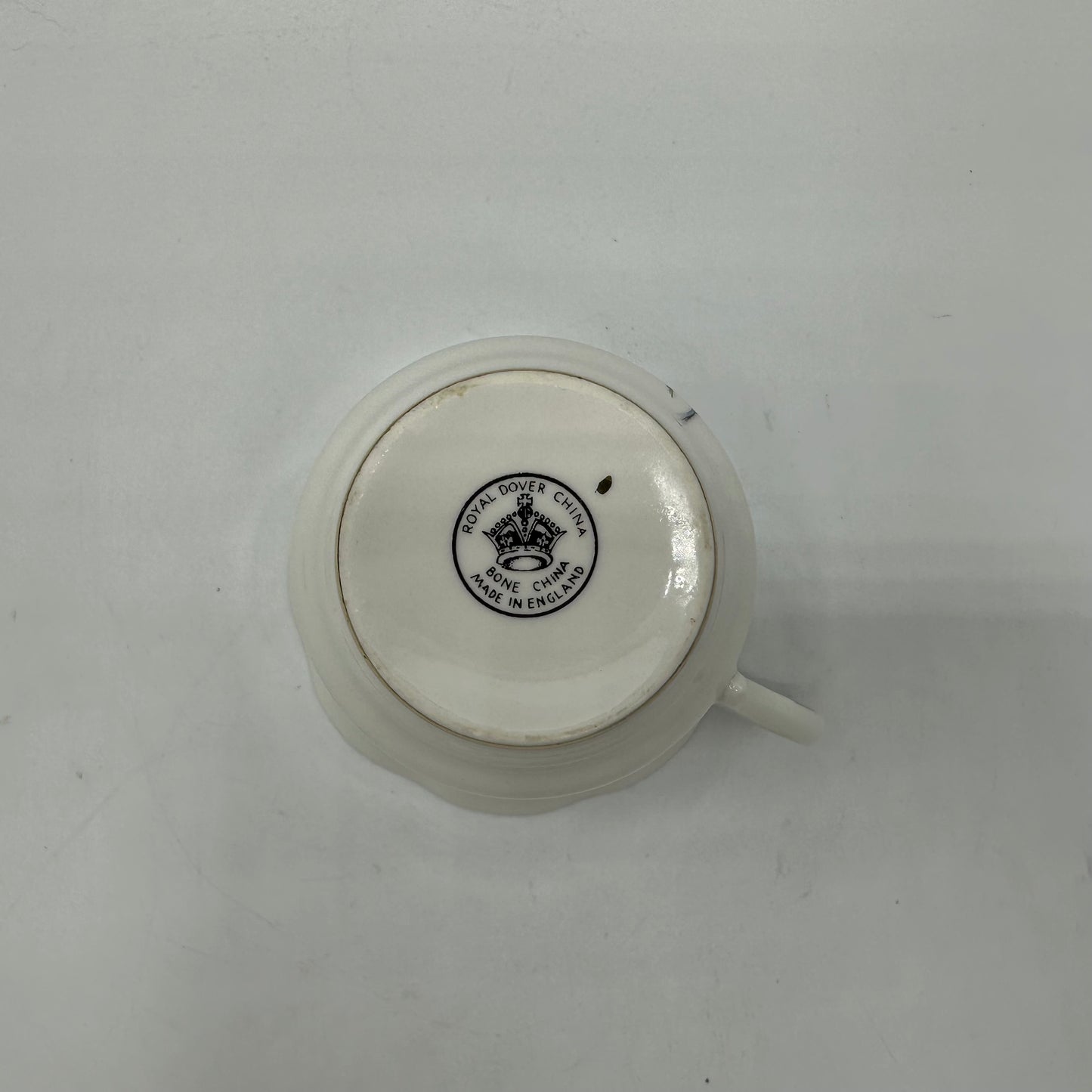 Royal Dover Cup and Saucer Blue Floral Pattern