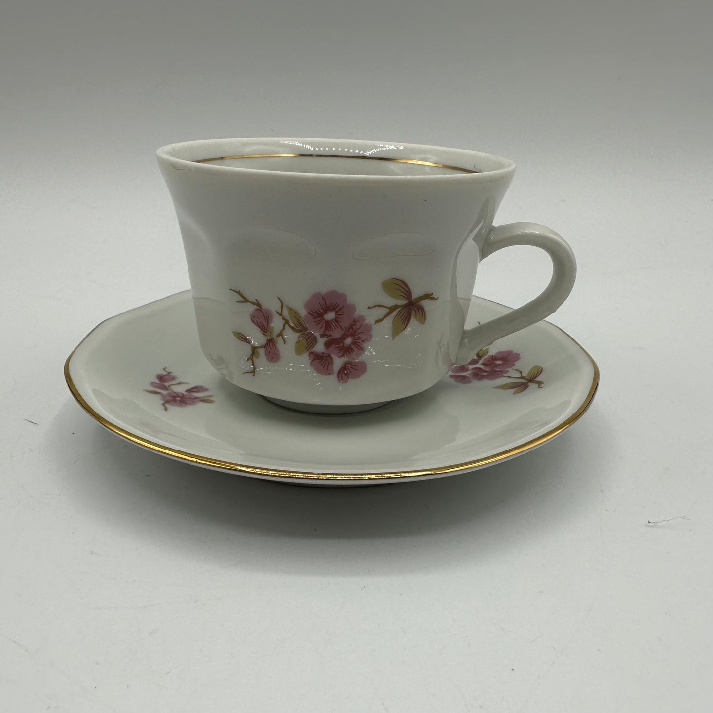 Kahla Demitasse Cup and Saucer Dogwood Flowers