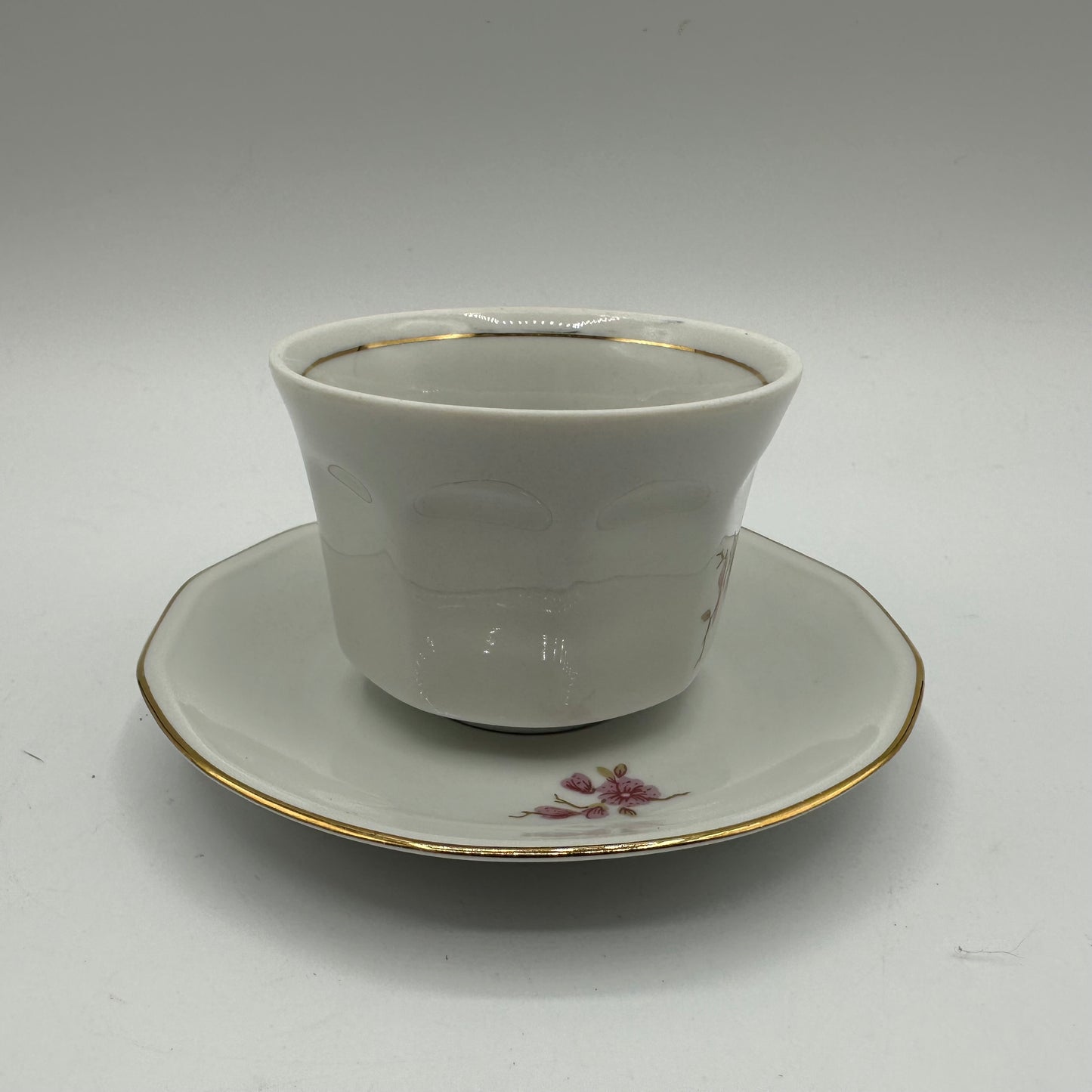 Kahla Demitasse Cup and Saucer Dogwood Flowers