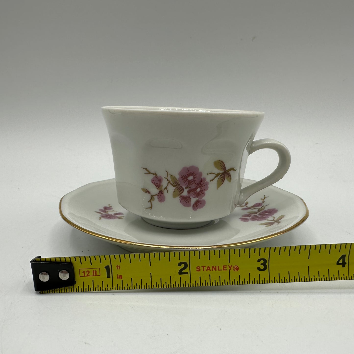 Kahla Demitasse Cup and Saucer Dogwood Flowers