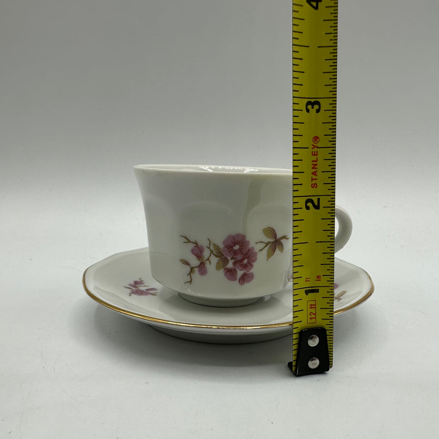 Kahla Demitasse Cup and Saucer Dogwood Flowers