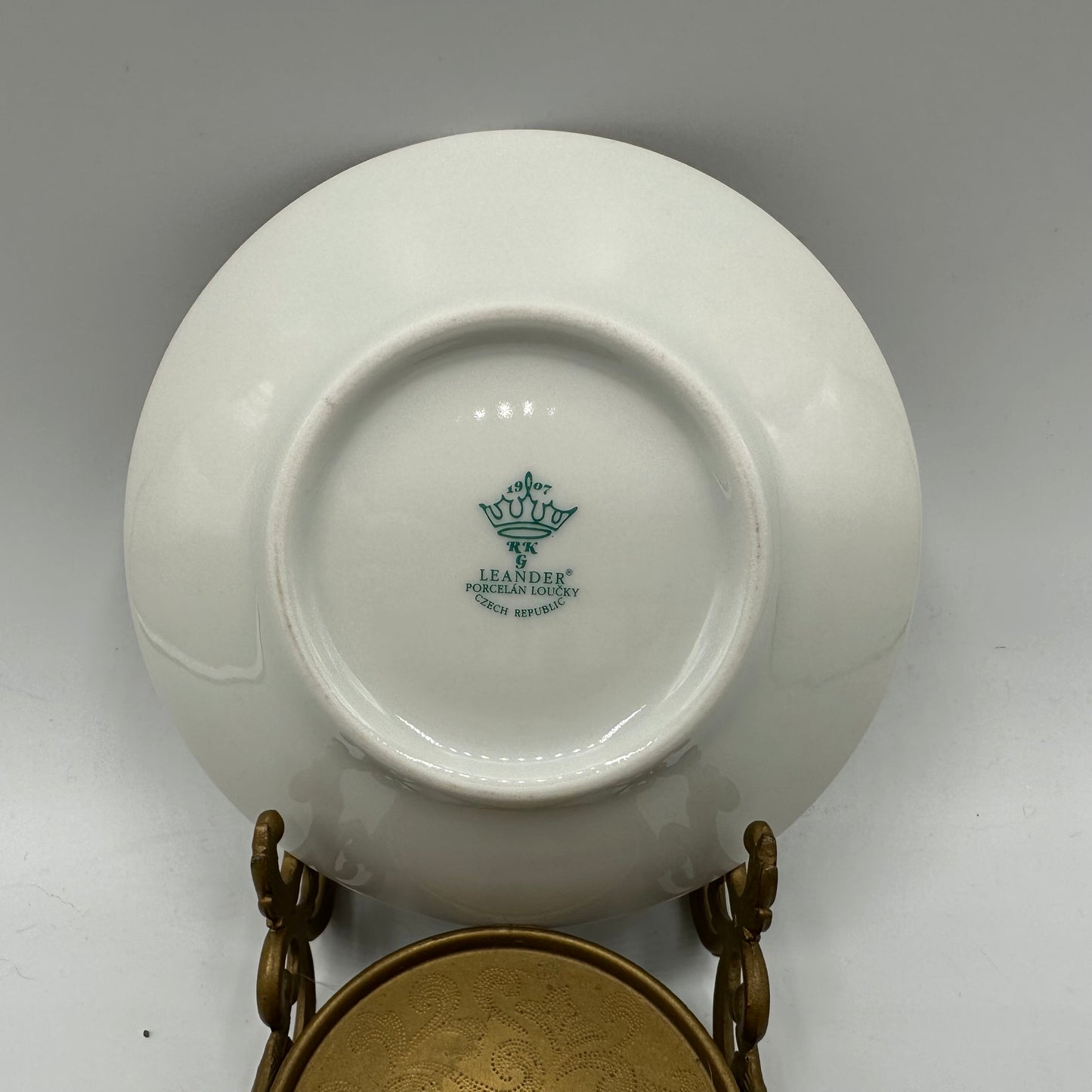 Leander Demitasse Cup and Saucer Leander Floral Pattern