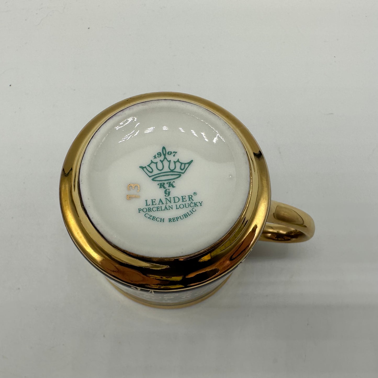 Leander Demitasse Cup and Saucer Leander Floral Pattern