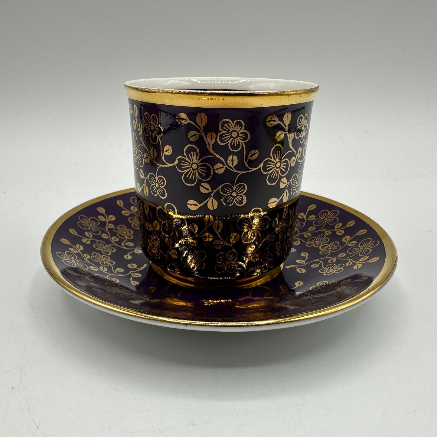 Leander Demitasse Cup and Saucer Leander Floral Pattern