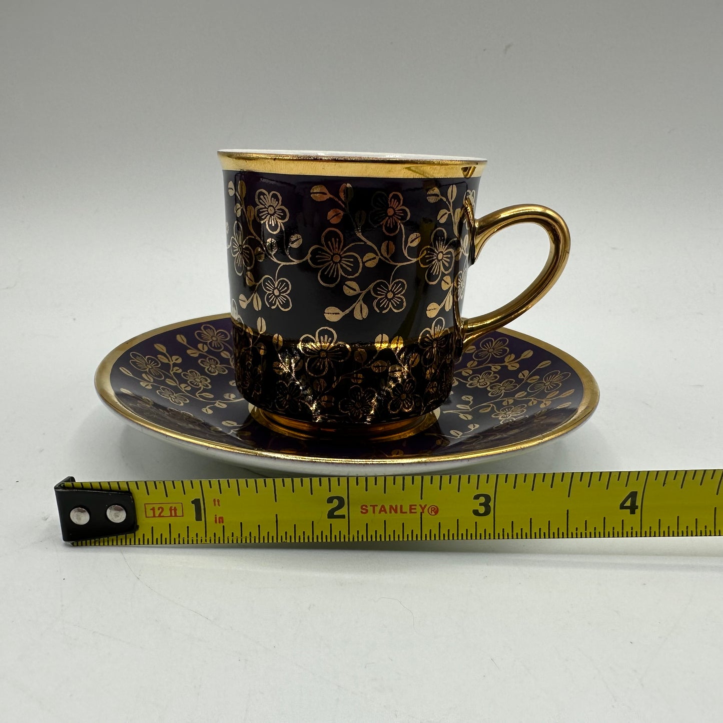 Leander Demitasse Cup and Saucer Leander Floral Pattern