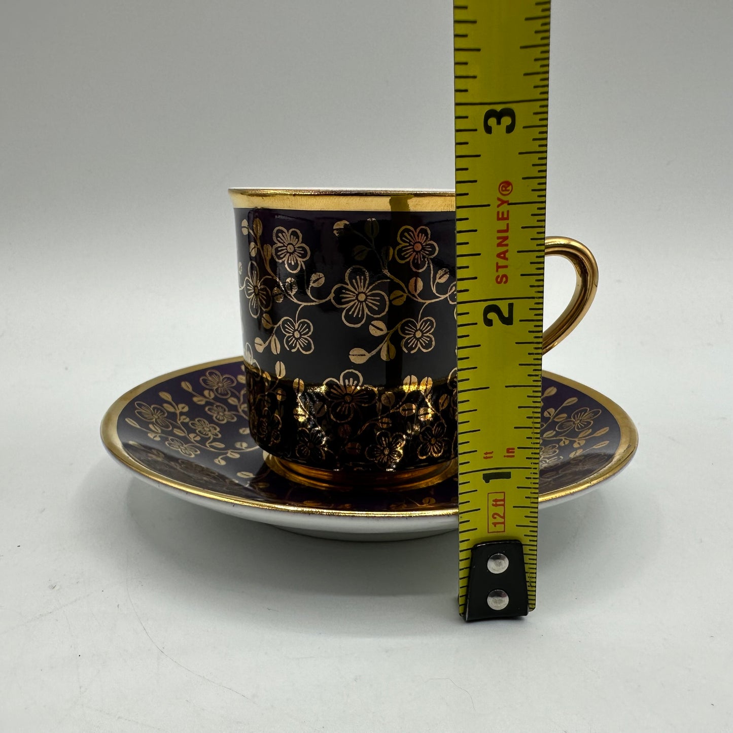 Leander Demitasse Cup and Saucer Leander Floral Pattern